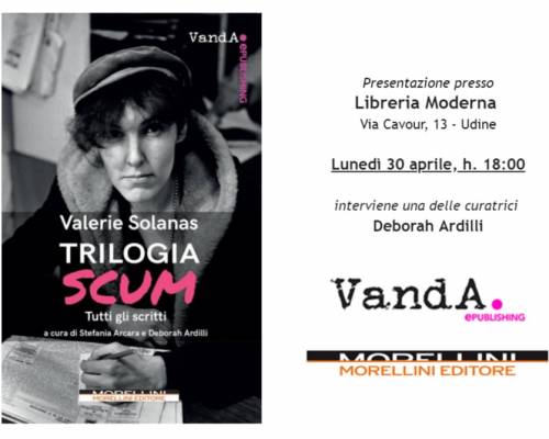 Evento – “Trilogia SCUM” @ Libreria Moderna, Udine