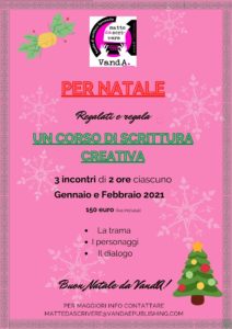 Per Natale, regalati e regala un corso di scrittura creativa
