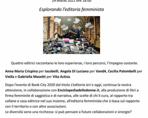 Esplorando l’editoria femminista: incontro online con VandA edizioni – La Casa delle Donne di Milano