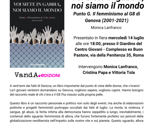 Presentazione di “Voi siete in gabbia, noi siamo il mondo” a Feminism4
