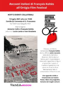 Presentazione di “Racconti italiani” all’Ortigia Film Festival