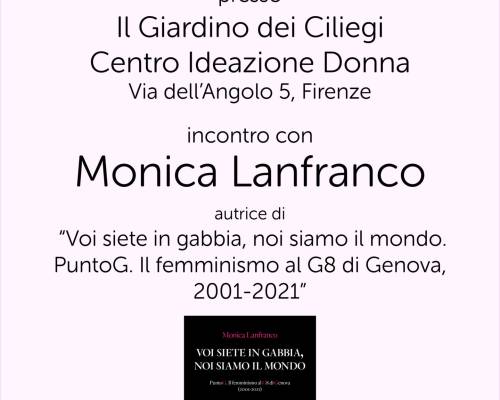 Presentazione “Voi siete in gabbia, noi siamo il mondo” presso il Giardino dei Ciliegi – Firenze