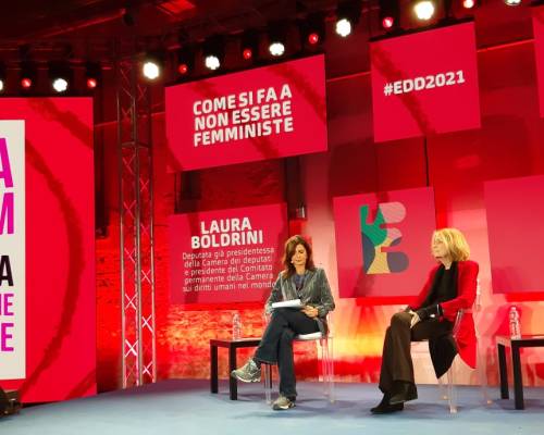 L’eredità delle donne. Laura Boldrini incontra Gloria Steinem