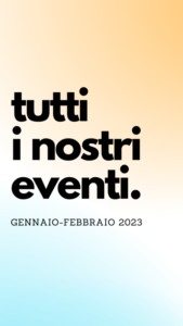 SAVE THE DATE: eventi di gennaio-febbraio 2023