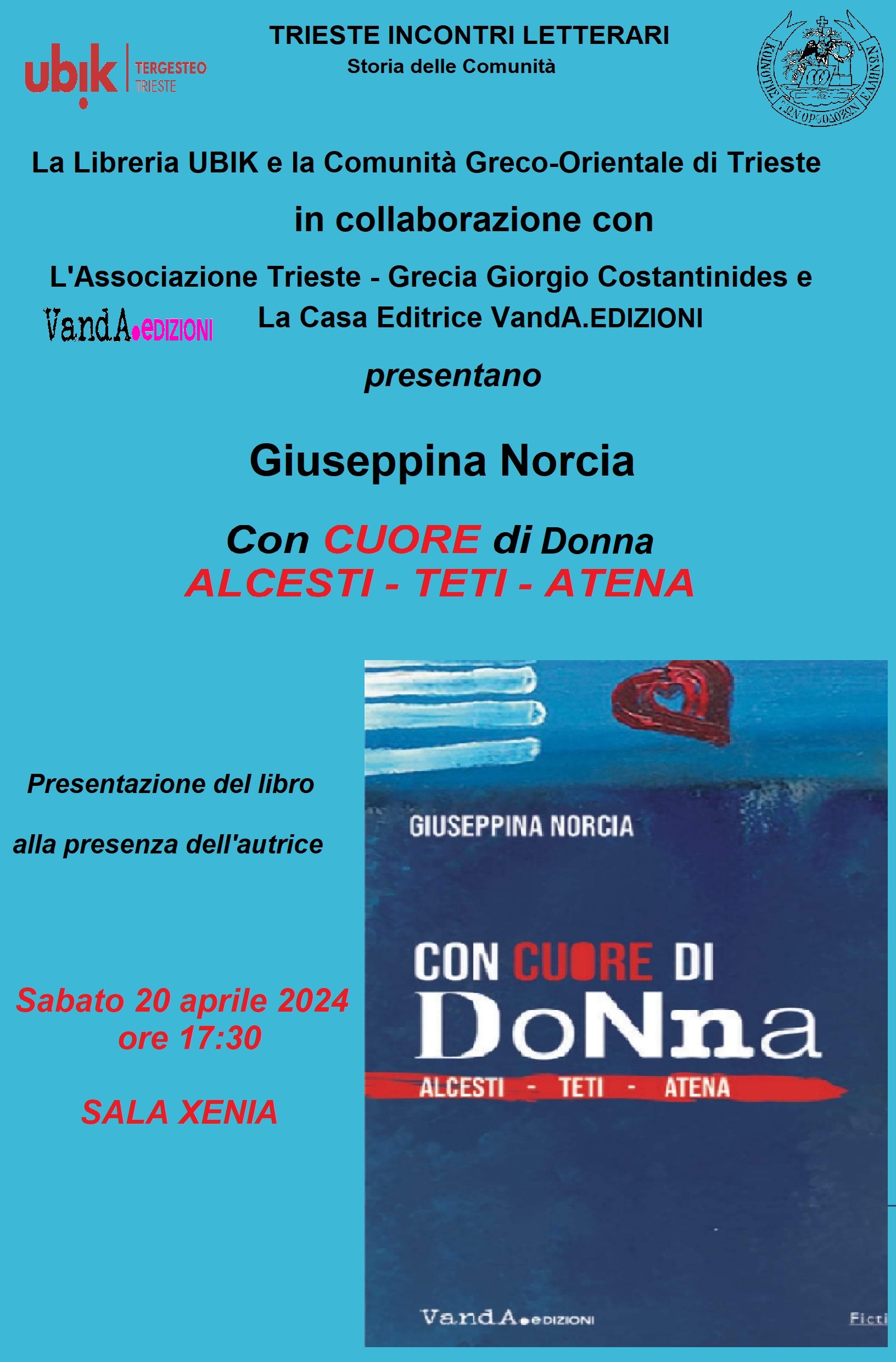 Presentazione di “Con cuore di donna” a Trieste